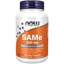 NOW Foods Supplements, SAMe (S-Adenosyl-L-Methionine) 200 mg, Zenuwstelselondersteuning*, 120 Veg Capsules