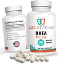 DHEA Capsules - DHEA Supplementen - Natural Energy Support & Immune Support - Supports Vitality, Skin Elasticity, & All Wellness - DHEA Supplement for Women & Men (100 mg)
