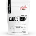 HEARTHY VOEDSELS Pure Bovine Colostrum Powder 4oz 113g - Upto 30% IGG, 22 Servings (5g per seving), Leaky Gut Repair Supplements, Gut Health and Immune Support 