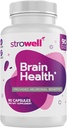 Hersensupplement voor hersengezondheid en ooggezondheid - 90 capsules - Anti-oxidant Brain Booster Supplement voor geheugen, helderheid en focus - Focus Supplement en metaalstress Relief (30 dagen levering)