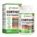 10-in-1 Cortisol Supplement met Magnesium,Ashwagandha,Rhodiola Rosea,L Theanine,Hormone Balance voor vrouwen 120 Vegan Capsules