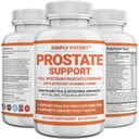 Prostaatsupplementen voor mannen, Saw Palmetto Prostate Health Support w/33 Vitaminen & Herbs - Beta Sitosterol Plus B6, Selenium & Zink voor gezonde urinefrequentie en juiste slaap (60 capsules)