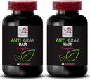 Anti grijs haar pillen - anti grijs haar complex - grijs haar beheer, kleur herontwaken, grijs reductie, anti grijs haar supplement, kleur verfrissen, haar Toon, natuurlijke briljantheid 2 flessen 120 capsules
