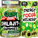 Pure Himalaya Shilajit Gummies - High Potency Gold Grade Resin - Energy Boost en Immune Ondersteuning voor mannen en vrouwen met Ashwagandha en Shatavari - 120 Gummy - Apple & Kiwi
