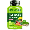 NATURELO One Daily Multivitamin for Women w/Vitamin B12, 60 Ct, Energy Support, Whole Food Daily Women Multivitamin Supplement, Nourish Hair/Skin/Nail, Non-GMO, No Soy, Gluten Free, 2 Month Supply