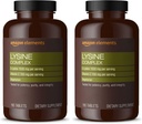 Elementen Lysine Complex met vitamine C voor Immune Health Support, Vegetarisch, 65 Servaties, 195 Telling (Verpakking mei Vary) (pakket van 2)