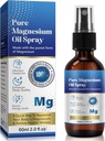 Magnesium Oil Spray, Magnesium Oil for Feet, Pure Magnesium Oil Spray Biologische 100% Natural Magnesium Spray Makkelijk te absorberen en te gebruiken(2 Fl.Oz)