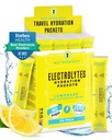 KEY NUTRIËNTEN Electrolytes Poeder Paketten - Verfrissende Limonade 20 Pack Hydration Packets - Travel Hydration Powder - No Sugar, No Calories, Glutenvrij - Made in USA