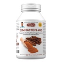 ANDREW LESSMAN Cinnamon 400mg - 60 Capsules - High Potency, Standardized Extract. Geen additieven. Klein Makkelijk te slikken capsules
