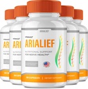 Arialief Hersensupplementen voor Geheugen en Focus Capsules, Aria LIEF Advanced Formula Brain Health Support Pillen Maximale sterkte Nootropics Arialief Alle Natuurlijke Ondersteuning Pillen Reviews (5 Pack)