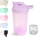 D.Y.A 16oz Shaker Bottle, Leak Proof Sports Shaker Cups voor eiwitshakes, Shaker Bottle voor voorbereiding en reizen te gaan, BPA Gratis & Easy Clean Protein Shaker Bottle,Purple