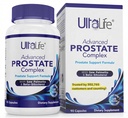 ULTALIFE Advanced Saw Palmetto Prostate Supplement for Men with Beta Sitosterol Promotes Urinary Comfort, Sleep Quality & Prostate Health 90 Capsules