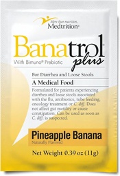 Banatrol® Natuurlijke anti-diarree met prebiotica, verlichting van chronische diarree, IBS, terugkerende diarree, klinisch ondersteund medisch voedsel, niet-constipatie, 25 porties (pijnappel)