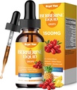 Berberine Supplement Liquid Drops- Berberine 1500mg met Ceylon Cinnamon, Bitter Melon, Banaba Leaf, Kurkuma voor Immune, Digestie Systeem, Hartondersteuning, Natuurlijke Ananas Smaak, 2 Fl Oz
