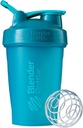 BlenderBattle Classic Shaker Bottle Perfect voor eiwitshakes en pre-workout, 20-Ounce, Teal