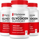NutraRize (3 Pack) Glynovax Pillen, Glynovax Glycogen Ondersteuning Formule, Alle Natuurlijke Supplement voor Onderhoud gezonde stabiele niveaus, Officiële Glyno Vax Reviews (180 Capsules)
