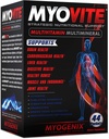 Myogenix Myovite Multivitamins for Athletes - High Performance Vitamins for Men and Women Athletes, Daily Vitamins for Optimum Nutrition, Muscle Function, and General Health, 44 Packets per Box