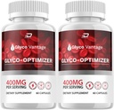 Glyco Vantage Capsules - GlycoVantage Advanced Supplement, Alle Natuurlijke Formule om gezond niveau te handhaven, Maximale sterkte Dagelijkse Formule, Glyco Ventage Capsules Beoordelingen (2 Pack - 120 Capsules)