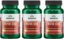 Swanson EFAs- Krill Oil - Maximale sterkte - 1 g, 30 Softgels (3 verpakkingen)