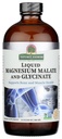 Magnesium Glycinate & Magnesium Malate Liquid - 16 Oz Magnesium Concentrate - Vegan & Glutenvrije - Bot, spier en cardiovasculaire ondersteuning - geschikt voor iedereen