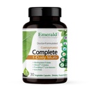 EMERALD LABS Complete 1-Daily Multi - Complete Multivitamine voor mannen en vrouwen met vitamine C, gemethyleerde folaat, hele voeding Blend & meer voor Immune Support, Bone Health & More* - 30 plantaardige capsules