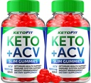 (2 Pack) Ketofit ACV Gummies Advanced 1000mg, KetoFit Keto + ACV Weight Management Gummies Apple Cider Vinegar Keto Fit Dieetsupplement Ketofit Gummies Beoordelingen Vitamine B12 B6 (120 Gummies)