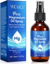 Magnesium Oil Spray, Magnesium Oil for Feet, Pure Magnesium Oil Spray 2 Fl.Oz, 100% Pure & Natural Magnesium Body Spray, Topical Magnesium Spray, Natural Deodorant, Makkelijk te absorberen en te gebruiken