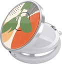 Nipichsha Pill Box, kleine pil geval voor portemonnee & Pocket, schattige reis medicijnen Organisator, draagbare geneeskunde container houder om vitamines te houden, medicijnen, visolie & supplement, tropische planten
