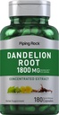 Piping Rock Dandelion Root Capsules 