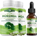 Moringa Capsules 120ct. 500mg Caps. (Pack of 2) en Organic Moringa Oil (2fl oz)