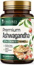 Ashwagandha-supplementen - 2100mg Ashwagandha-capsule voor vrouwen en mannen, natuurlijke antioxidantenondersteuning, Ashwa-wortelextract, extra sterkte Kalme ondersteuning met zwarte peper, veganistisch en glutenvrij - 120 capsules