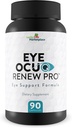 Eye Ocuo Renew Pro - Eye Health Support - Promote Health Vision Day & Night with Vision Supplements - Help Oogstam, oogdruk, wazig zicht met Pro Vision Vitaminen, Mineralen, & kruiden
