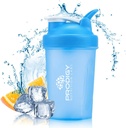 Prodigy Nutrition Labs Premium Shaker Bottle Perfect voor eiwitshakes en preworkout -14 Ounce (blauw)