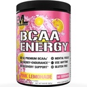 EVL BCAA's Aminozuren Poeder - BCAA Energy Pre Workout Powder for Muscle Recovery Lean Growth and Endurance - Rehydrating Post Workout Recovery Drink met natuurlijke cafeïne - Pink Limonade