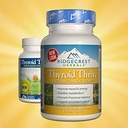Ridgecrest Kruiden ThyroNourish, Thyroid Support, Herbal en Vitamine Supplement met Ashwagandha, L-tyrosine, Jodium, Koper, Kelp. Ondersteunt Energie, Metabolisme Gezondheid, Normale Slaap (60 Caps, 30 Serv)