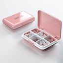 Dagelijkse pil Organisator, pil Box voor portemonnee - Dtouayz Travel Pill Case, Vitamine Supplement en Medicatie Dispenser Waterdichte 6 Compartiment Medicine houder, Weekly Large Pill Container