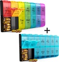 Extra grote pil Organizer 2 keer per dag, Weekly XL AM PM pil geval, 7 dagen pil Box Twee keer per dag