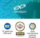 XYMOGEN Shaker Bottle 20 oz Proteïne en Pre-Workout Mixer Bottle BPA-Free Plastic Shaker voor Smooth Shakes Leak-Proof Gym Bottle voor Proteïnepoeder