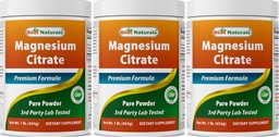 Best Naturals Magnesium Citrate Powder 1 pond (1 LB (verpakking 3))