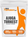 BulkSupplements.com Ajuga Turkest Extract Powder - Herbal Supplement Powder, Ajuga 500mg - Pure & Glutenvrij, 500mg per portie, 500g (1.1 lbs) (verpakking van 1)