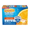 Emergen-C Immune+ Triple Action Immune Support Powder, BetaVia (R), 1000mg Vitamin C, B Vitamins, Vitamin D and Antioxidants, Super Orange – 30 Count