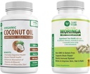 Biologische Coconut Oil Capsules en Moringa Capsules Bundle!