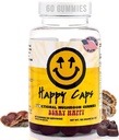Lions Mane Mushroom Gummies for Relaxation & Wellness Organic Functional Mushroom Blend with Turkey Tail, Reishi, Chaga & Cordyceps - Immune Support - Vegan Supplement - 60 Berry Gummies