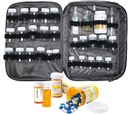 Medicine Bag Pill Bottle Organizer Travel Case for Men Women Medication Storage Organization Prescription Med Manager Waterfles Vitamine Drug draagt geval XL Large Locked Lockable Pretty Potable