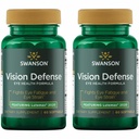 Swanson Vision Defense Antioxidant Vision Health Supplement Lutein Zeaxanthine Astaxanthine Broccoli Extract Bilberry Extract 60 Softgels Sgels (2 Pack)