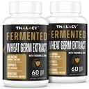 Spermidine Supplementen 13mg - 1300mg Tarwekiemextract Capsules Krachtige formule met hogere Spermidine inhoud en zink voor gezonde veroudering, dagelijks immuunsysteem en celvernieuwing, 120 capsules