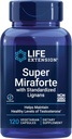 Life Extension Super Miraforte met genormaliseerde Lignans, chrysine, Nettle Root, Muira puama, maca, zink, Gerichte formule voor testosteron voordelen, Vegetarische, Gluten-Free, Non-GMO, 120 Capsules