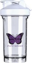 Epilepsie Bewustzijn 18 Ounce Shaker Bottle Drink Mixer Leak-proof Pre Workout Proteïne Shakes Maaltijden Vervangingsshakes Flessen 500ML/18 Oz Wit