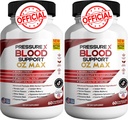 Druk X Blood Support OZ Max Blood Support Supplement - Advanced Formula PressureX Advanced Support Supplement, Druk X Maximale Sterkte Reviews (2 Pack - 120 Capsules)