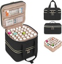 Yarwo Pill Bottle Organizer Storage Bag, 3 Lagen Medicine Travel Case Leeg met Demontable Design en Dividers voor pillen, drankjes, vitamines en Emergency eerste hulp supplies, zwart (PATENT DESIGN)